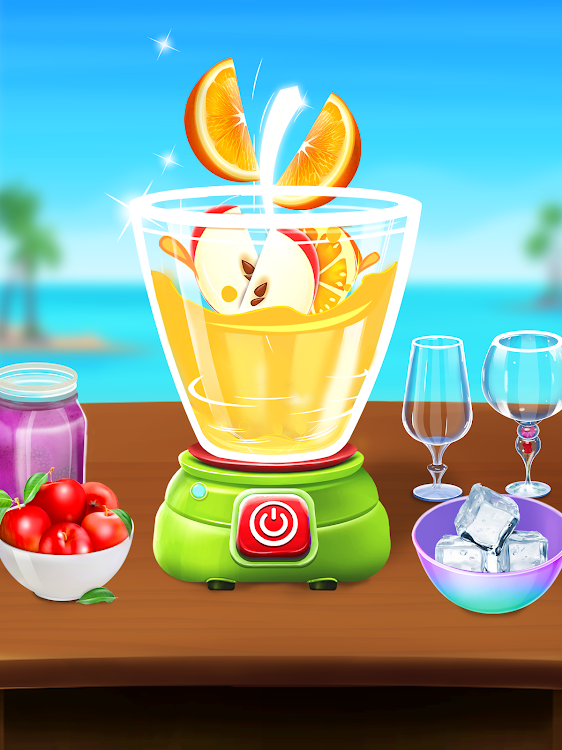 #10. Fruit Blender 3D: Juice Games (Android) By: Sweet Maker Shop