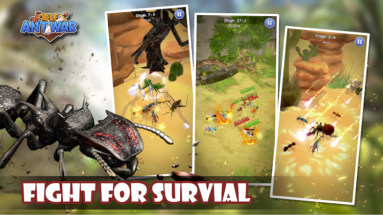 #7. Idle Ant War (Android) By: VeekingGames