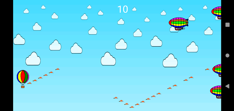 #3. Air Balloon VS Dirigible (Android) By: Davit Tevzadze (დავით თევზაძე)