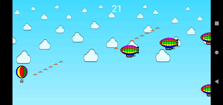 #6. Air Balloon VS Dirigible (Android) By: Davit Tevzadze (დავით თევზაძე)