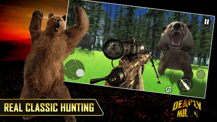 #4. Deadly Hunter–Wild Animal Hunt (Android) By: 3M Studios