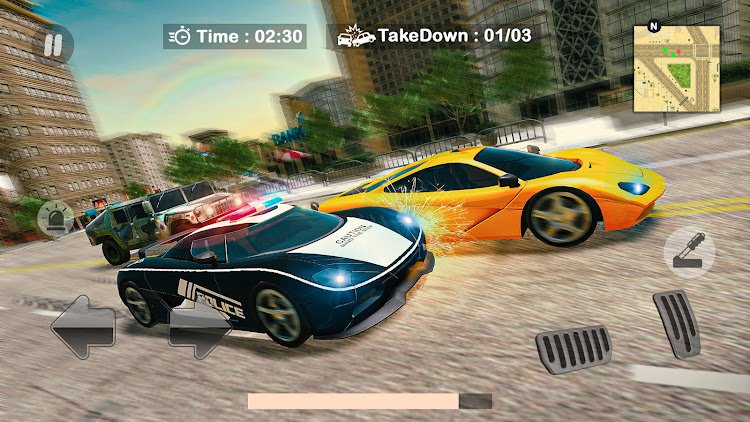 #4. Police Chase: Pursuit & Arrest (Android) By: Supercode Games