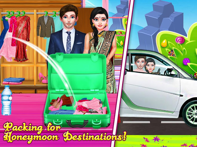 #8. Indian Wedding Honeymoon Games (Android) By: playNfun - educational & girl games