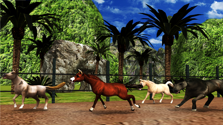 #2. Thumbelina Horse Racing (Android) By: Sublime 3D Game Studio