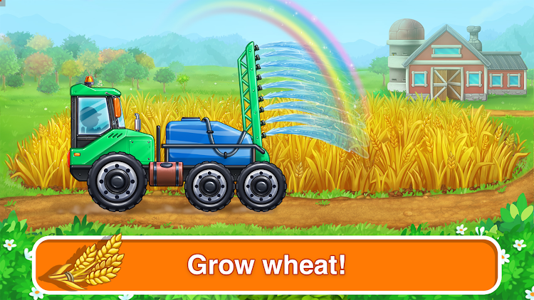 #3. Wheat Harvest: Farm Kids Games (Android) By: GoKids! publishing