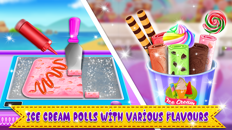 #3. Diy Ice Cream Roll Cone Maker (Android) By: Phone Games Studio