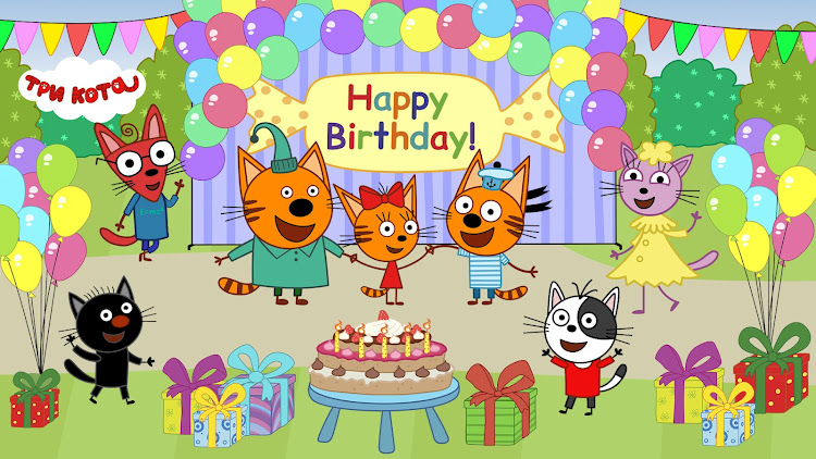 #9. Kid-E-Cats: Kids birthday (Android) By: Hippo Kids Games