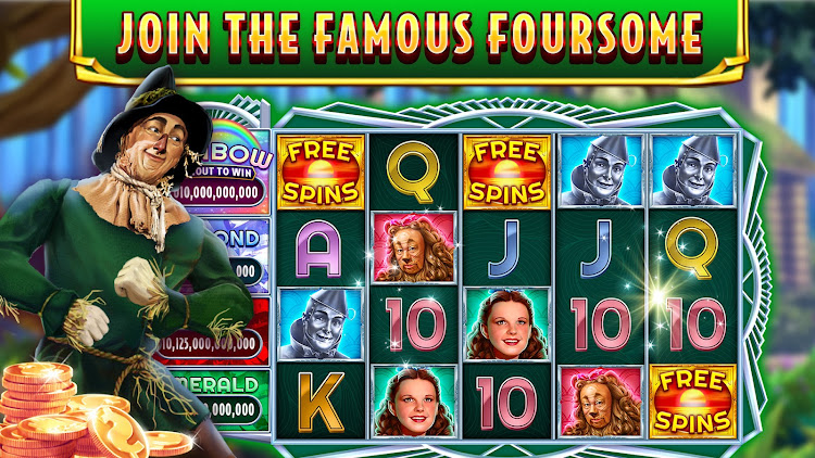 #7. Wizard of Oz Slots Games (Android) By: Zynga