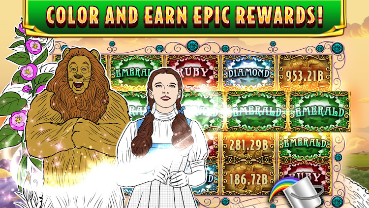 #10. Wizard of Oz Slots Games (Android) By: Zynga