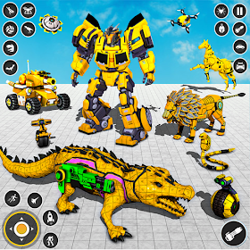 Crocodile Robot Animal Game 3D