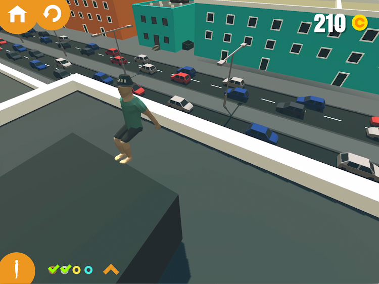 #8. Flip Trickster - Parkour Simul (Android) By: Lion Studios