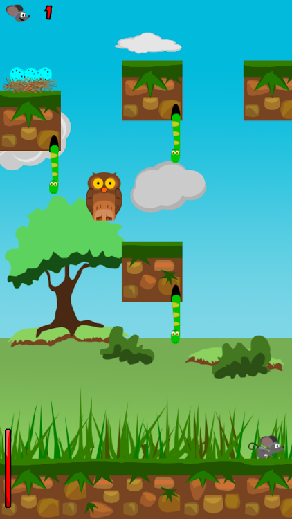 #4. Feed'em-A flappy owl fun game! (Android) By: ObsidianSoft