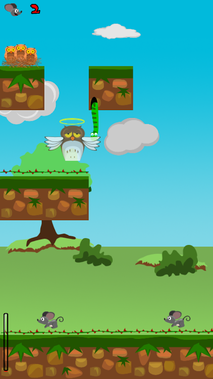 #5. Feed'em-A flappy owl fun game! (Android) By: ObsidianSoft