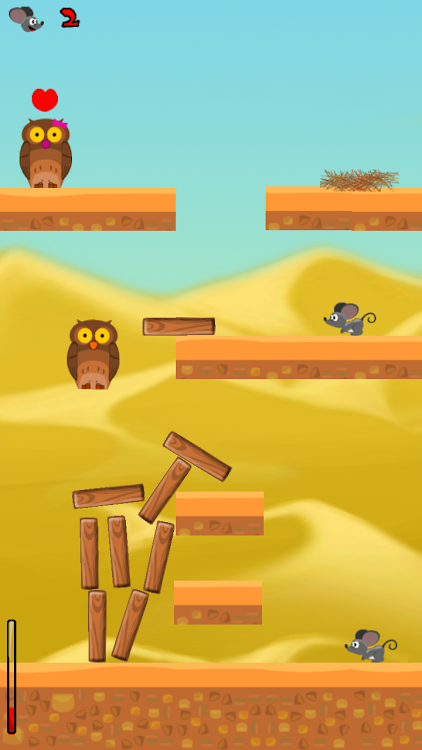 #6. Feed'em-A flappy owl fun game! (Android) By: ObsidianSoft