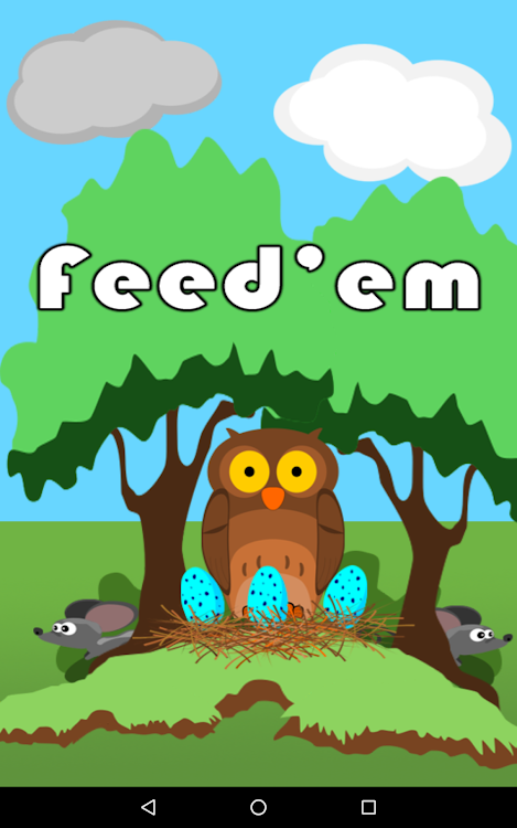 #9. Feed'em-A flappy owl fun game! (Android) By: ObsidianSoft