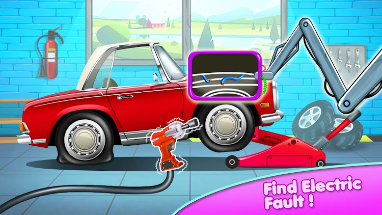 #2. Car Wash Game: Workshop Garage (Android) By: Play Toy Lab