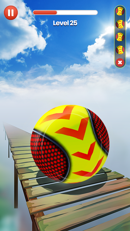 #3. Rolling Sky: Balance Ball Game (Android) By: Xterio Studio