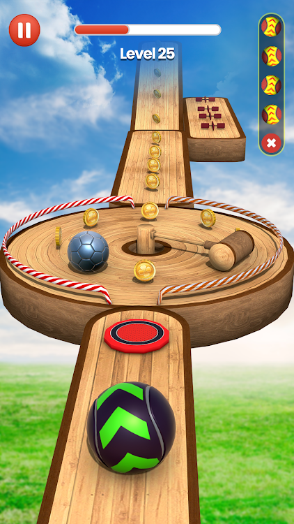 #4. Rolling Sky: Balance Ball Game (Android) By: Xterio Studio