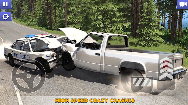 #9. Car Crash Simulation 3D Games (Android) By: PinkBaby