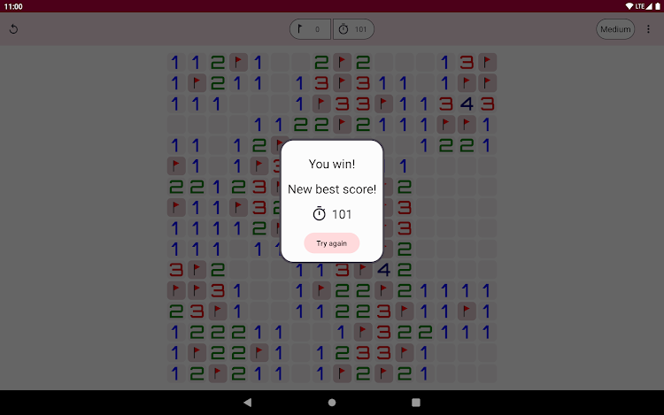 #10. Minesweeper Lite (Android) By: Zero Illusion