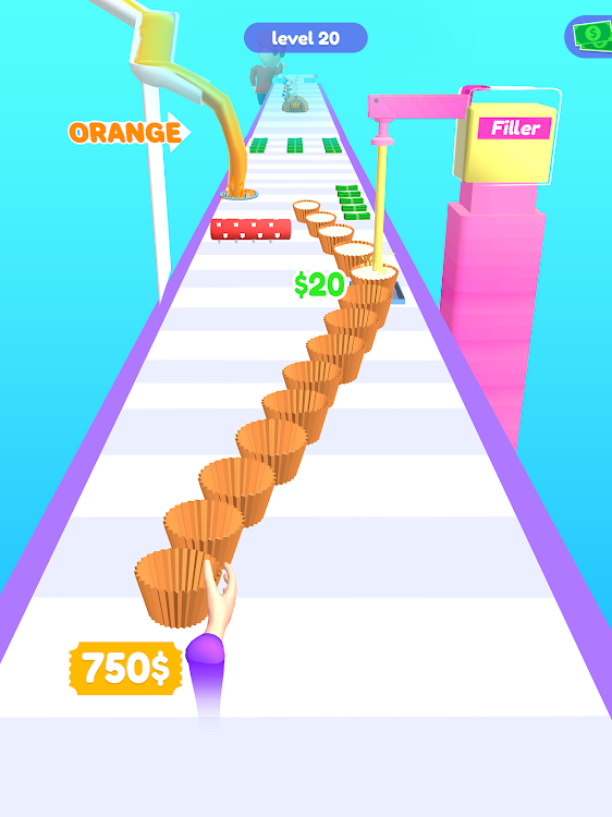 #6. Cupcake Stack - Cake Games (Android) By: Fried Chicken Games