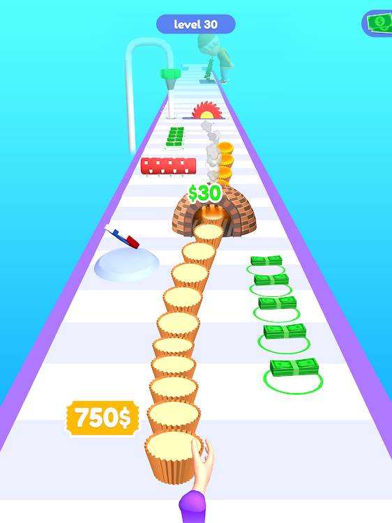 #7. Cupcake Stack - Cake Games (Android) By: Fried Chicken Games