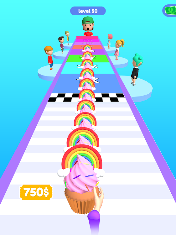 #9. Cupcake Stack - Cake Games (Android) By: Fried Chicken Games