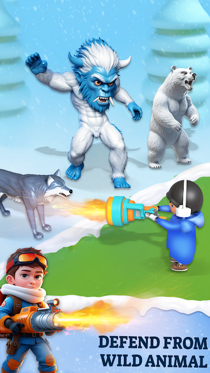 #3. Frost Land - Snow Survival (Android) By: Nazara Publishing