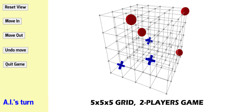 #3. 3D tic-tac-toe (Android) By: Panos Tsikogiannopoulos