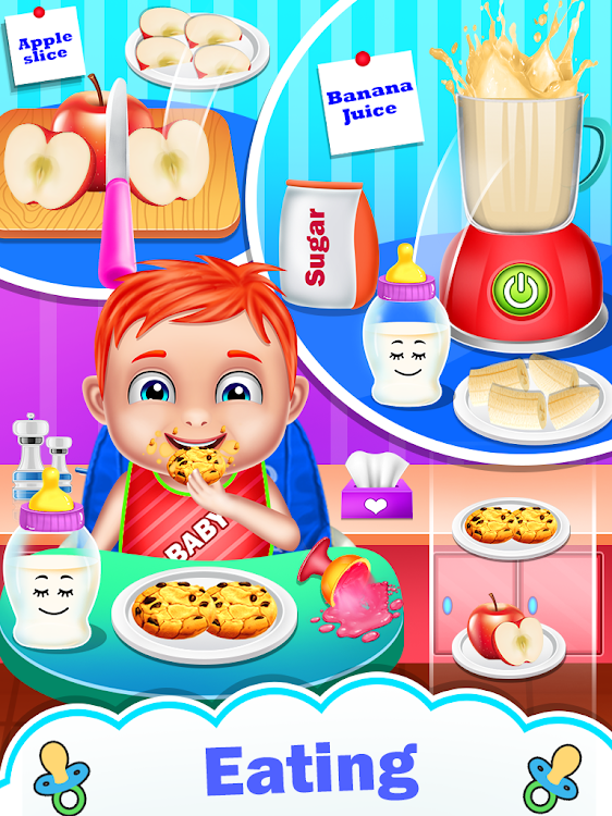 #2. Babysitter Daycare - Care Game (Android) By: PRT Game Studio