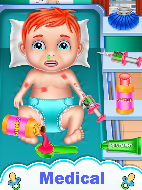 #3. Babysitter Daycare - Care Game (Android) By: PRT Game Studio