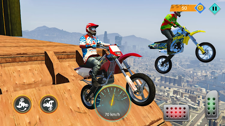 #7. GT Bike Race: Bike Stunt 3D (Android) By: Games Studios Inc.