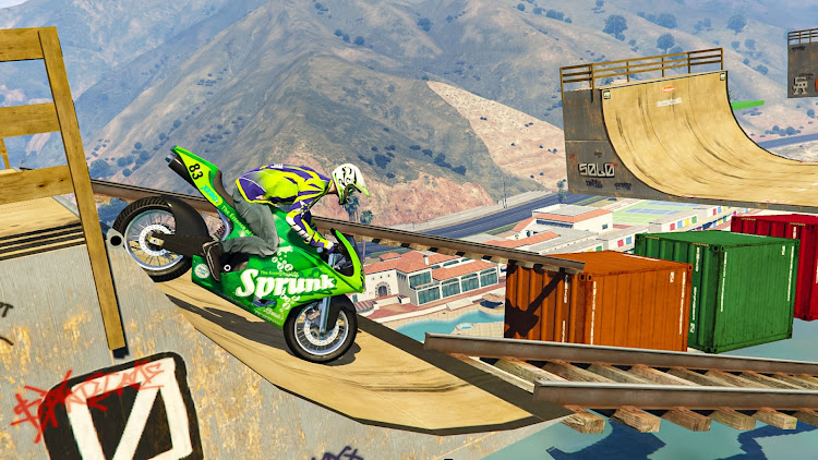 #9. GT Bike Race: Bike Stunt 3D (Android) By: Games Studios Inc.