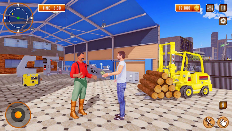 #4. Lumberjack Wood Cutting Games (Android) By: Blackitten