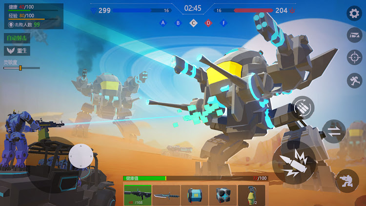 #8. War Robot: Team Fps Shoot Game (Android) By: Deer Dan Studio