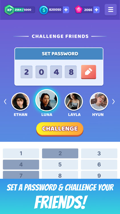 #7. HACKED : Password Puzzle Game (Android) By: Pixcell Play