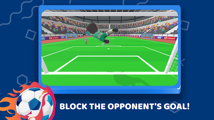 #3. Kick Ball - Football Penalty (Android) By: Rubik Games