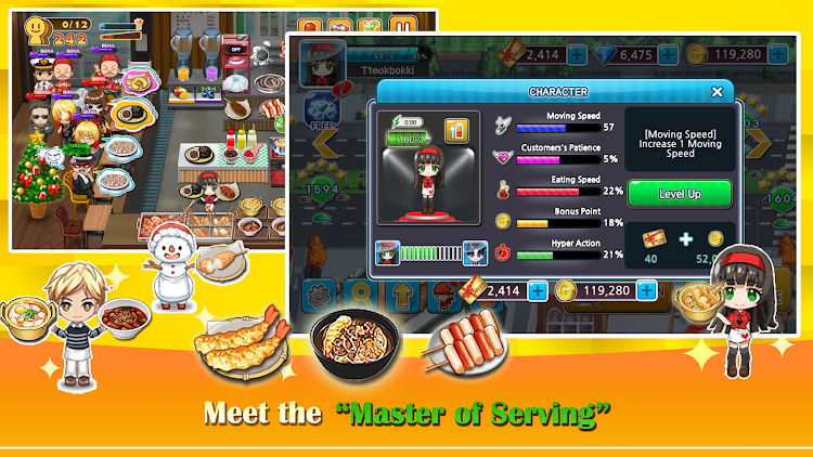 #5. Cooking Tteokbokki King (Android) By: H&T GAMES