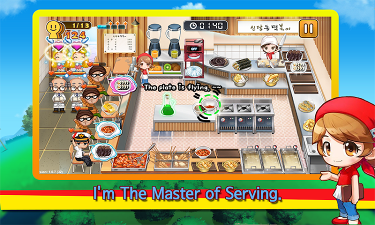 #3. Cooking Hero - Food Serving (Android) By: H&T GAMES