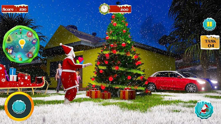 #3. Santa Gifts Christmas Games 3D (Android) By: Xico Games