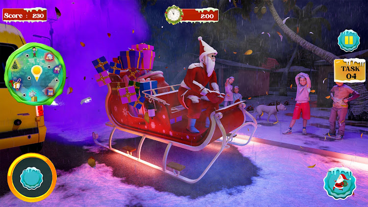 #5. Santa Gifts Christmas Games 3D (Android) By: Xico Games