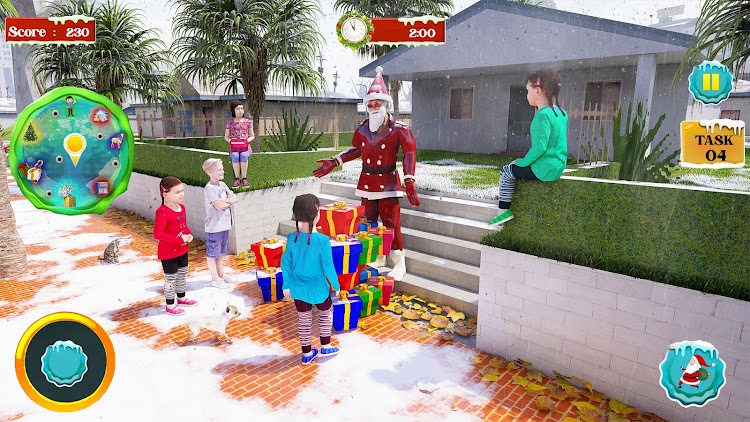 #6. Santa Gifts Christmas Games 3D (Android) By: Xico Games