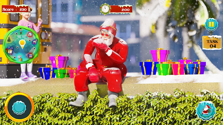 #7. Santa Gifts Christmas Games 3D (Android) By: Xico Games