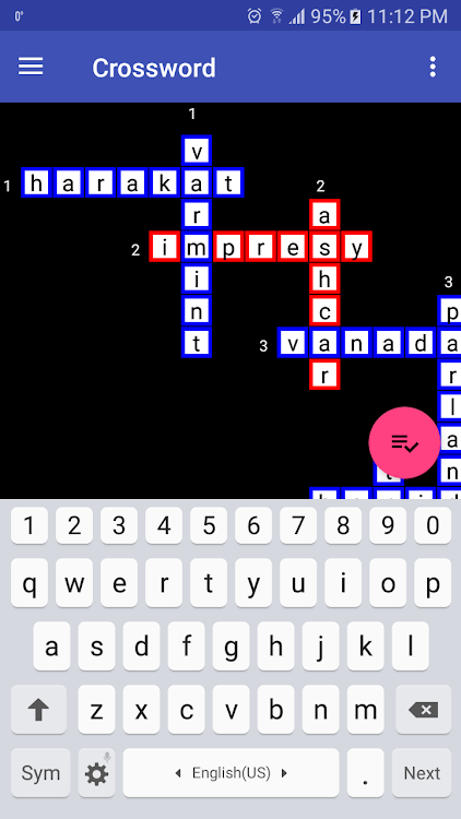 #2. Crossword (Android) By: Mikalai Yatskevich