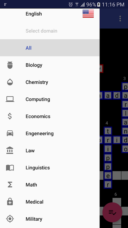 #6. Crossword (Android) By: Mikalai Yatskevich