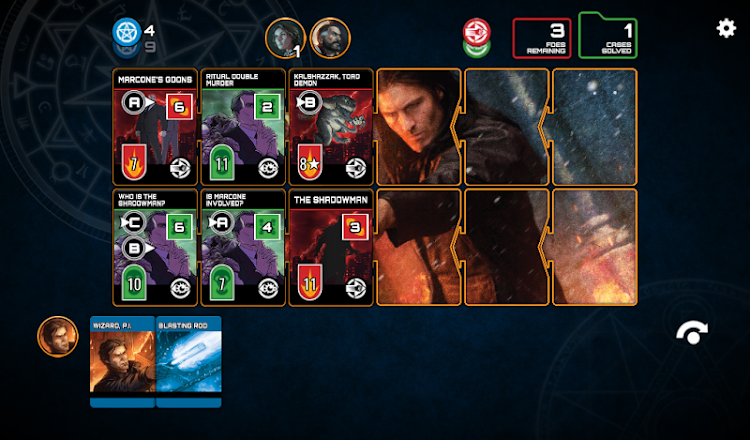 #3. Dresden Files Co-op Card Game (Android) By: Hidden Achievement LLC