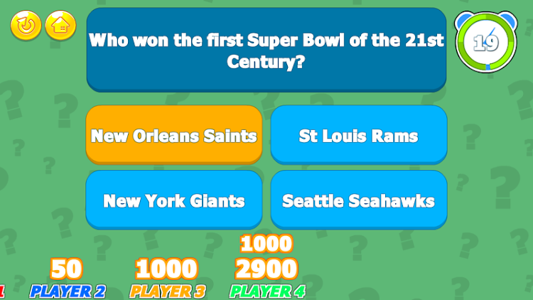 #9. Super Bowl Trivia Challenge (Android) By: LoadUpGames.com