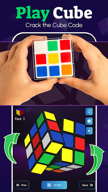 #2. Rubik's Cube Puzzle Solver app (Android) By: IObits Apps