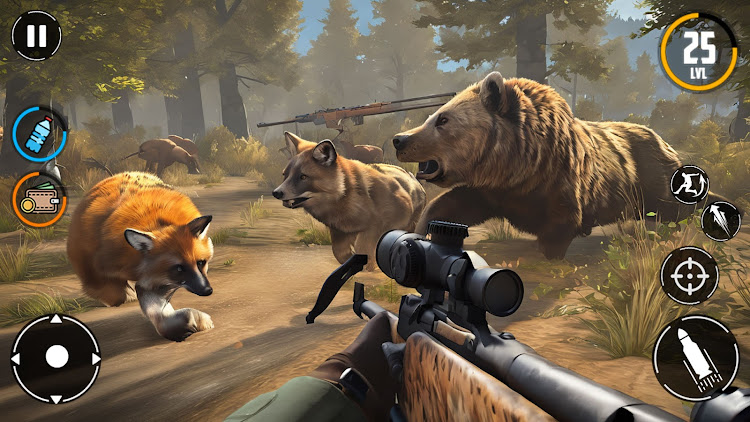 #10. Wild Animal Hunter Simulator (Android) By: Italy Games studios