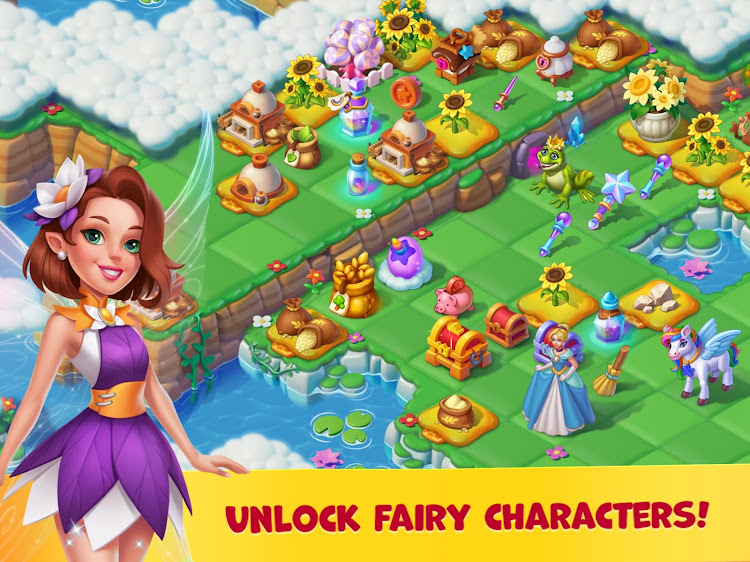 #8. Fairyland: Merge & Magic (Android) By: Slimmerbits LLC